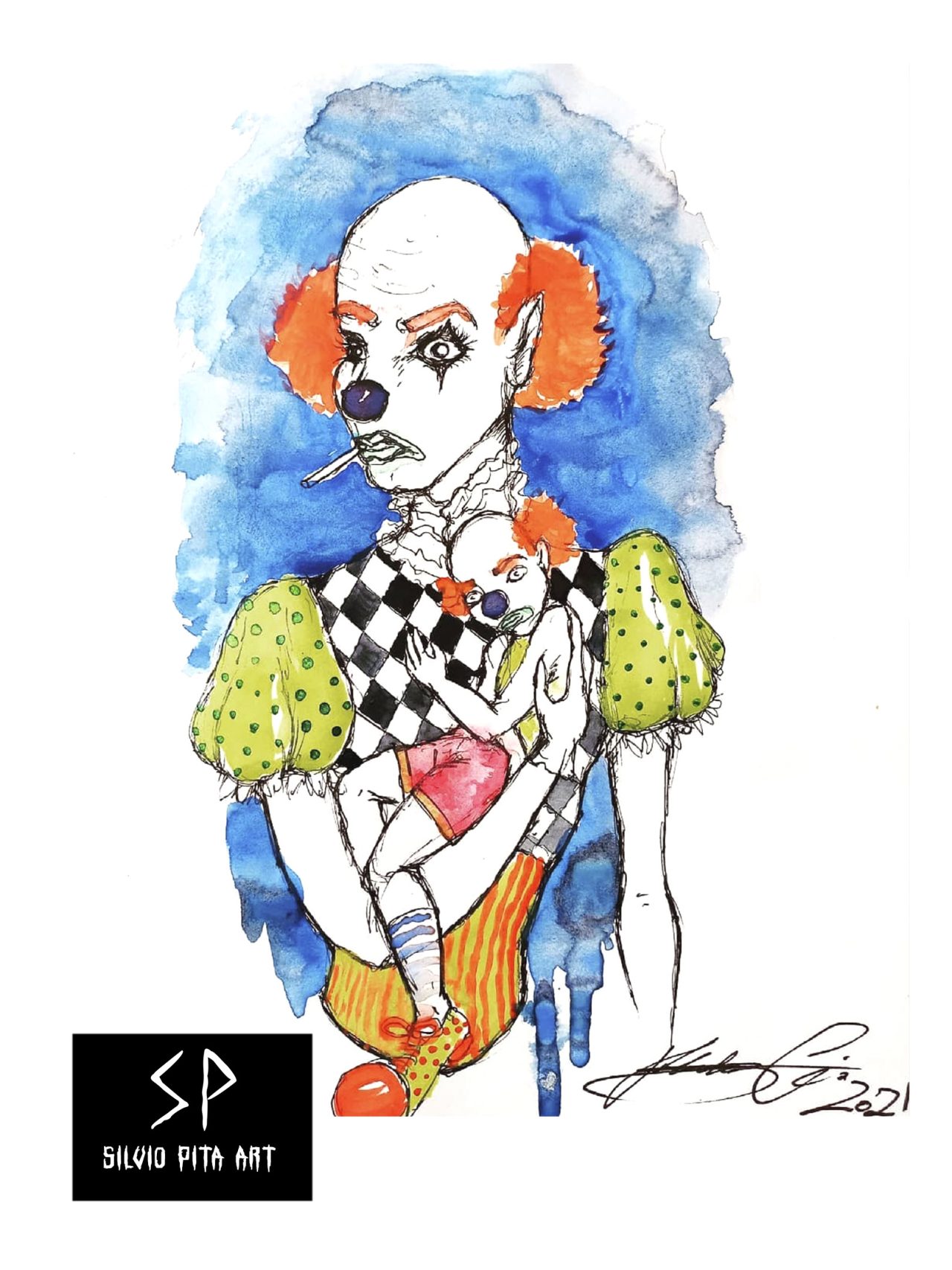 SILVIO_PITA_CLOWNANDSON